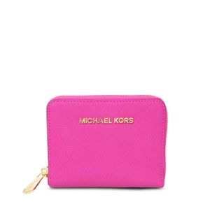 NWOT Michael Kors pink accordion wallet